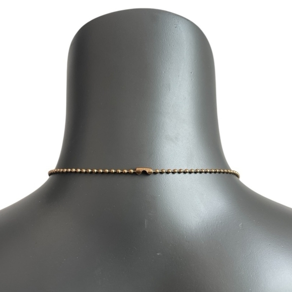 Womens Necklace Stylish Gold Tone Long Chain with Heart Shaped Pendant Necklace - Picture 4 of 5